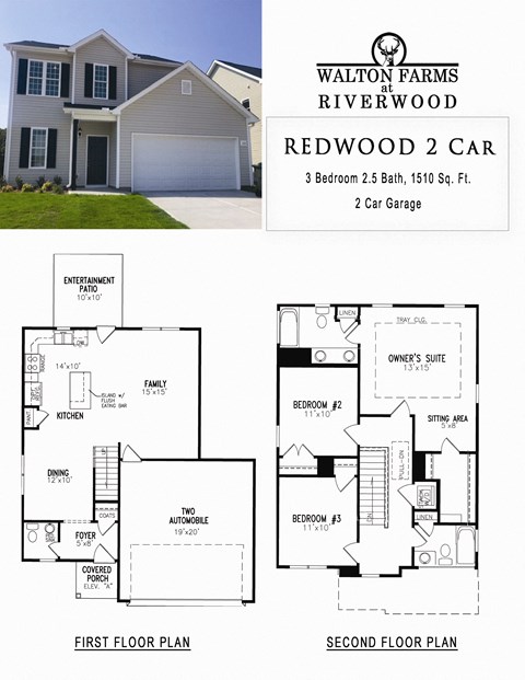 Redwood 2 car garage